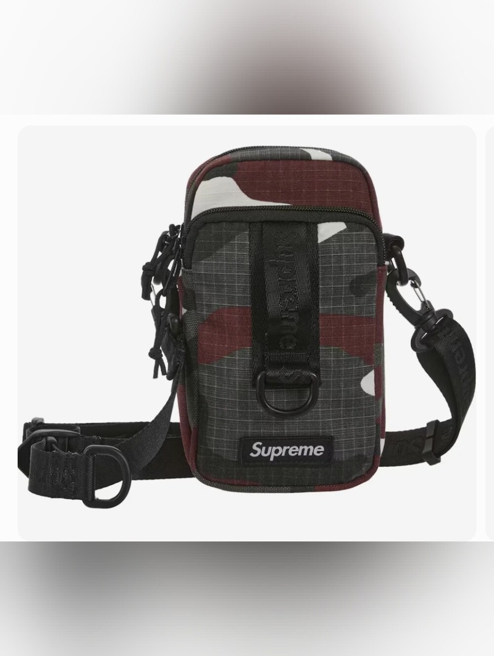 supreme shoulder bag camo ss26